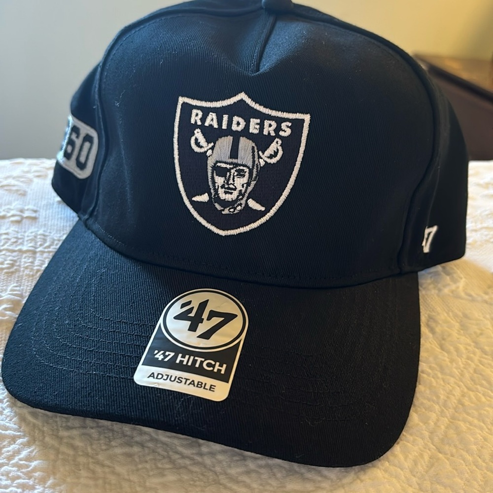 Brand new never worn Raider’s 47 Hitch Adjustable Hat